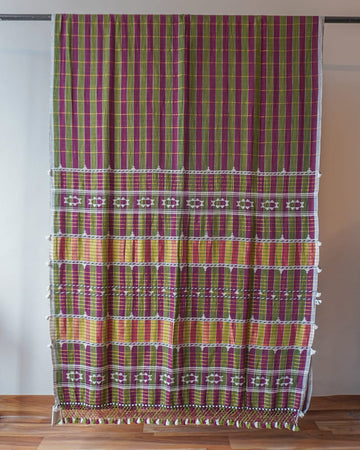 Black Bhujodi Saree With Zaree Pallu