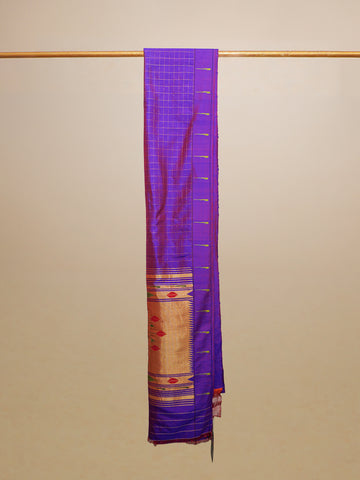 Purple Pathani Silk Saree