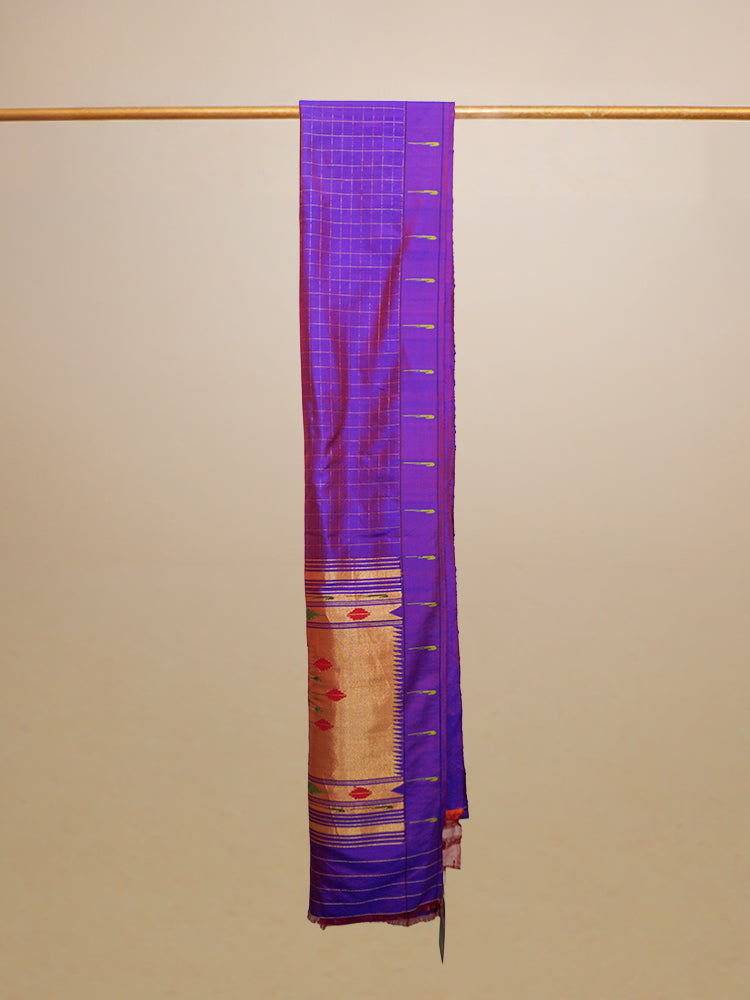 Purple Pathani Silk Saree
