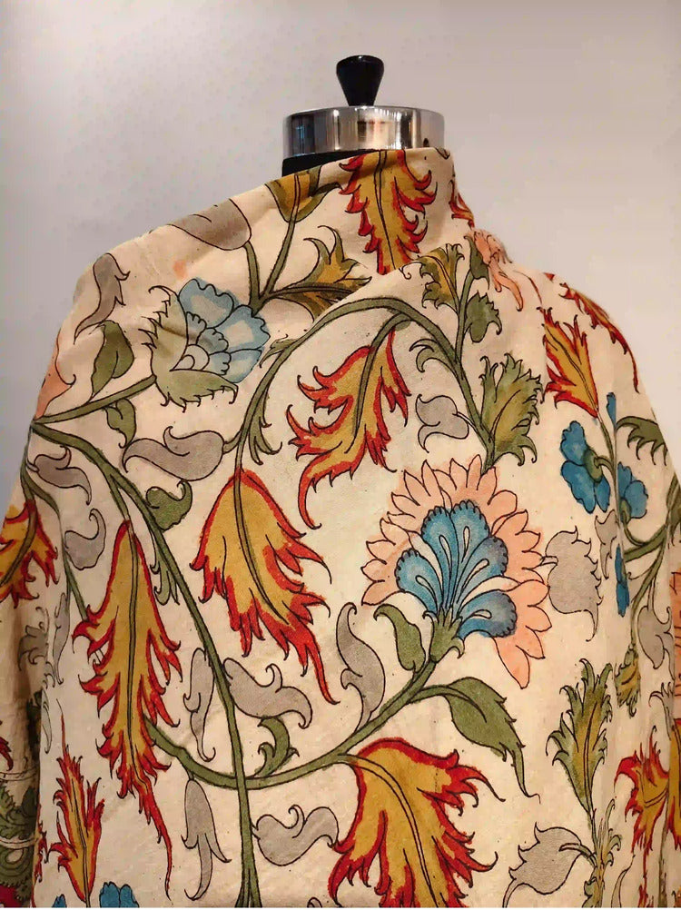 Beige Kalamkari Dupatta