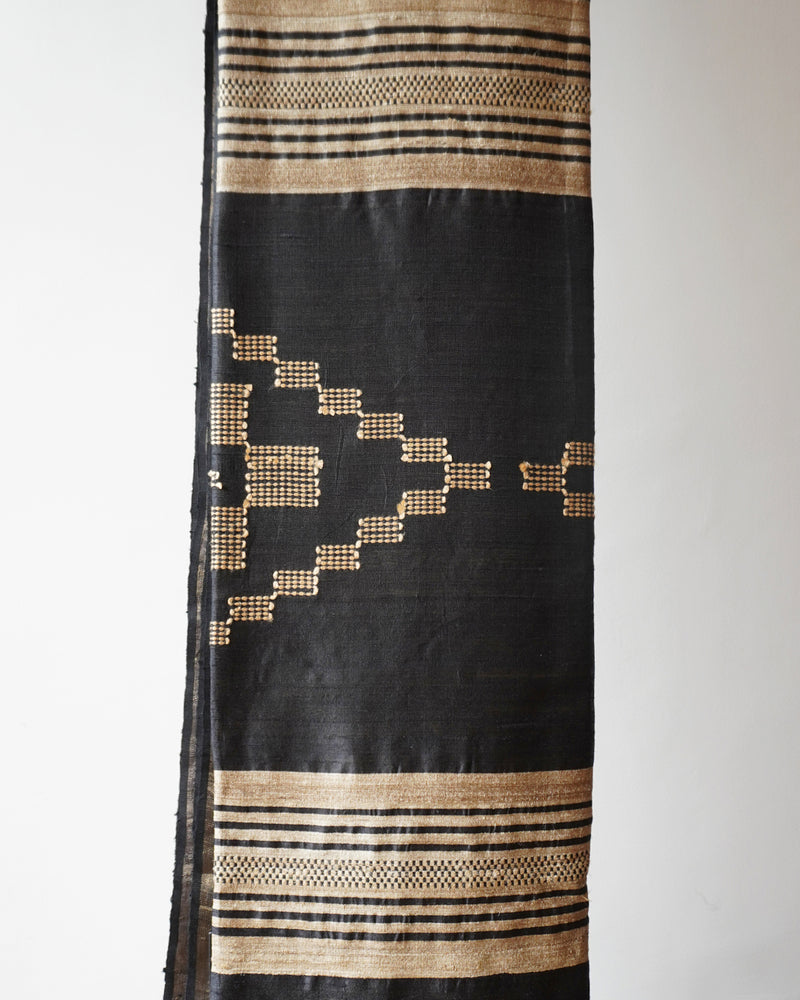 Black Bavan Booti Silk Saree