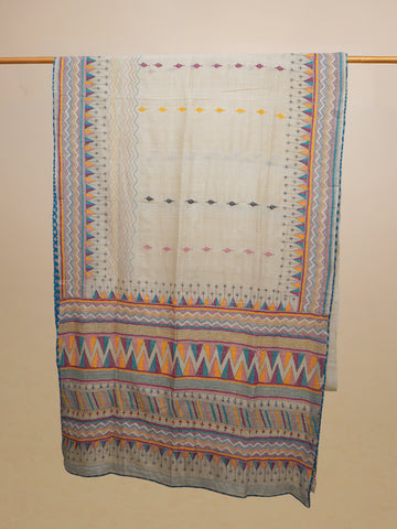 Multicolor Kantha Saree