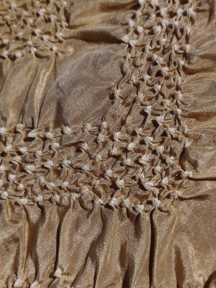 Rose Pink & Beige Rai Bandani Stole