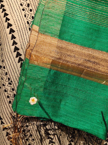 Green Bawan Buti Dupatta