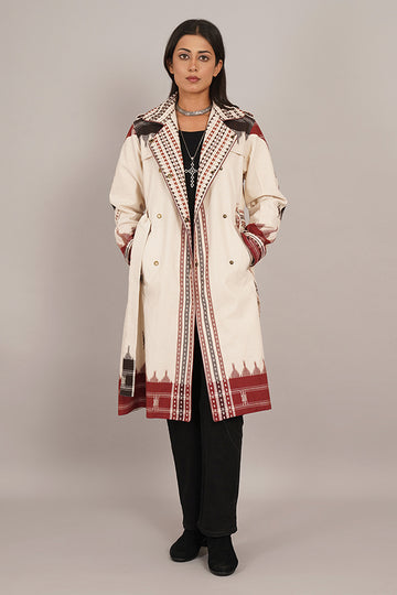 OFF WHITE KOTPAD TRENCH JACKET