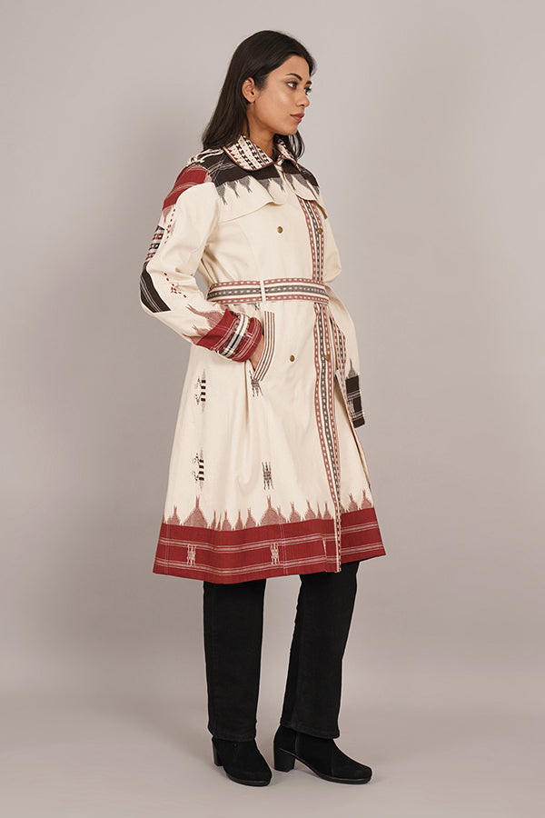 OFF WHITE KOTPAD TRENCH JACKET