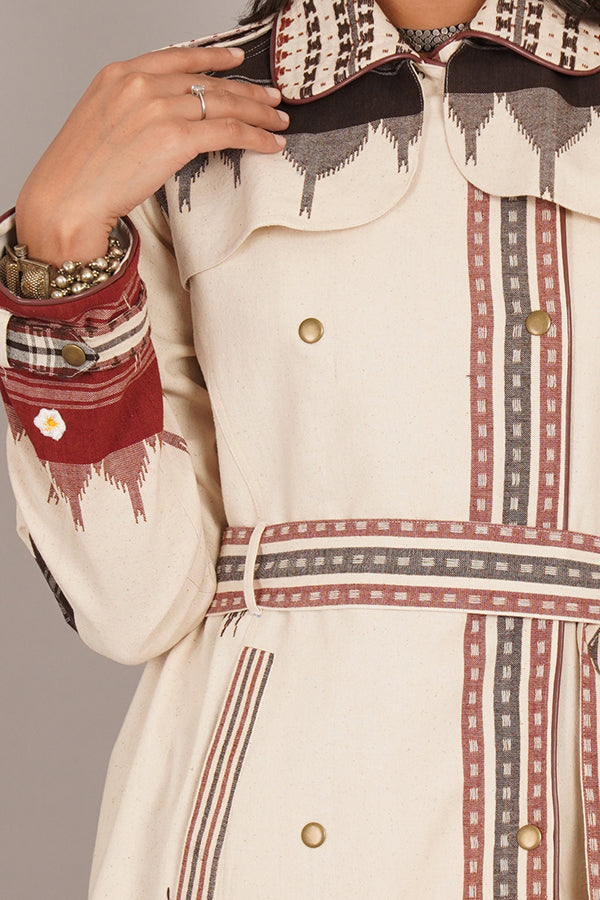 OFF WHITE KOTPAD TRENCH JACKET