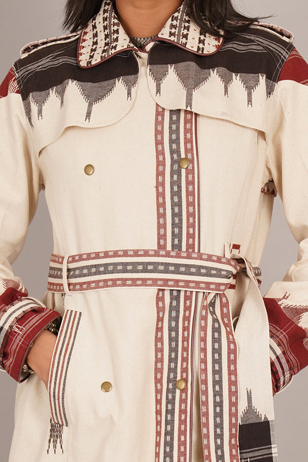 OFF WHITE KOTPAD TRENCH JACKET