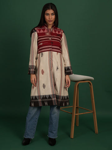 Off White Kotpad Azrak Long Jacket