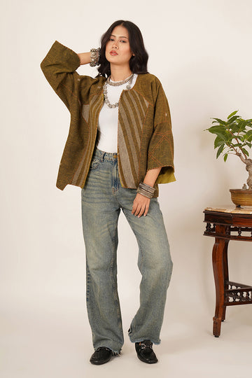 OLIVE BHUJODI SHORT JACKET