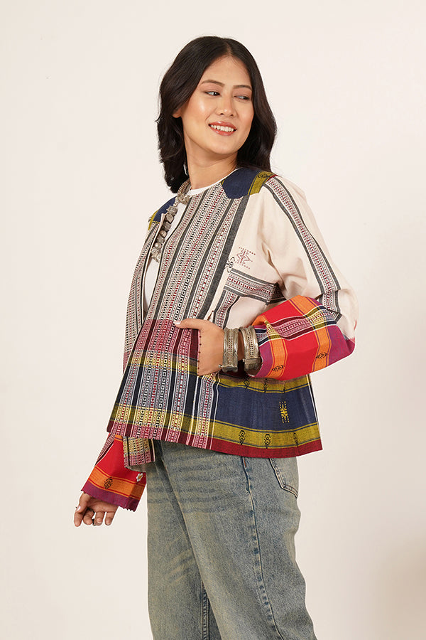 MULTI COLOUR KOTPAD SHORT JACKET