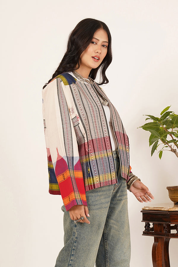 MULTI COLOUR KOTPAD SHORT JACKET