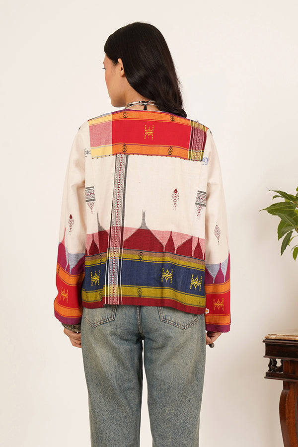 MULTI COLOUR KOTPAD SHORT JACKET