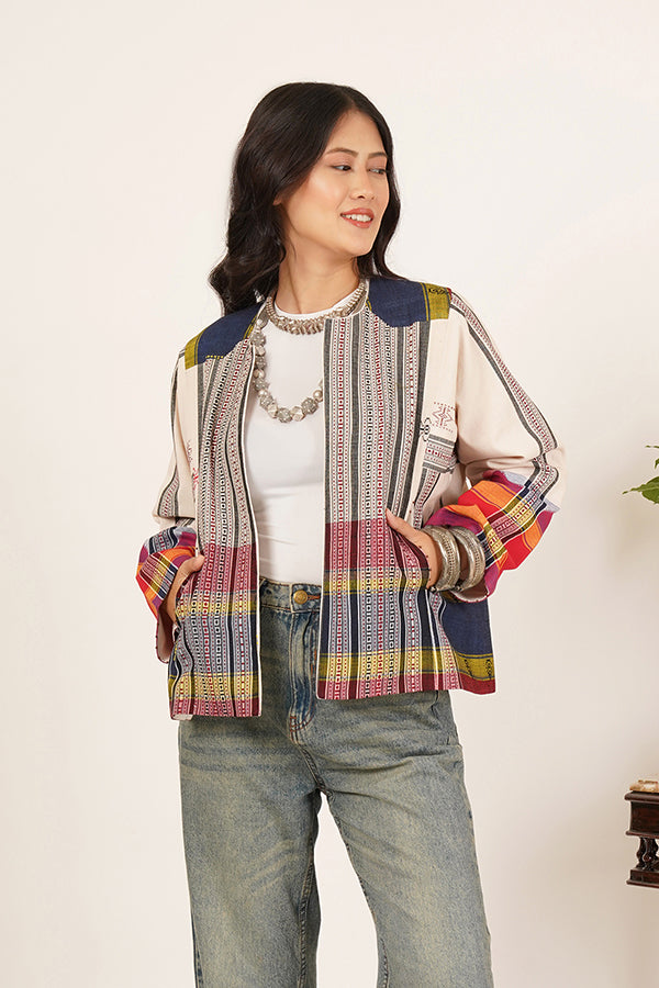 MULTI COLOUR KOTPAD SHORT JACKET