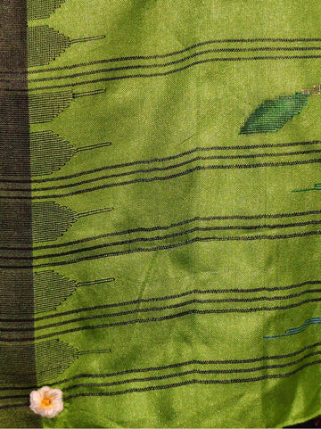 Green Assam Silk Dupatta