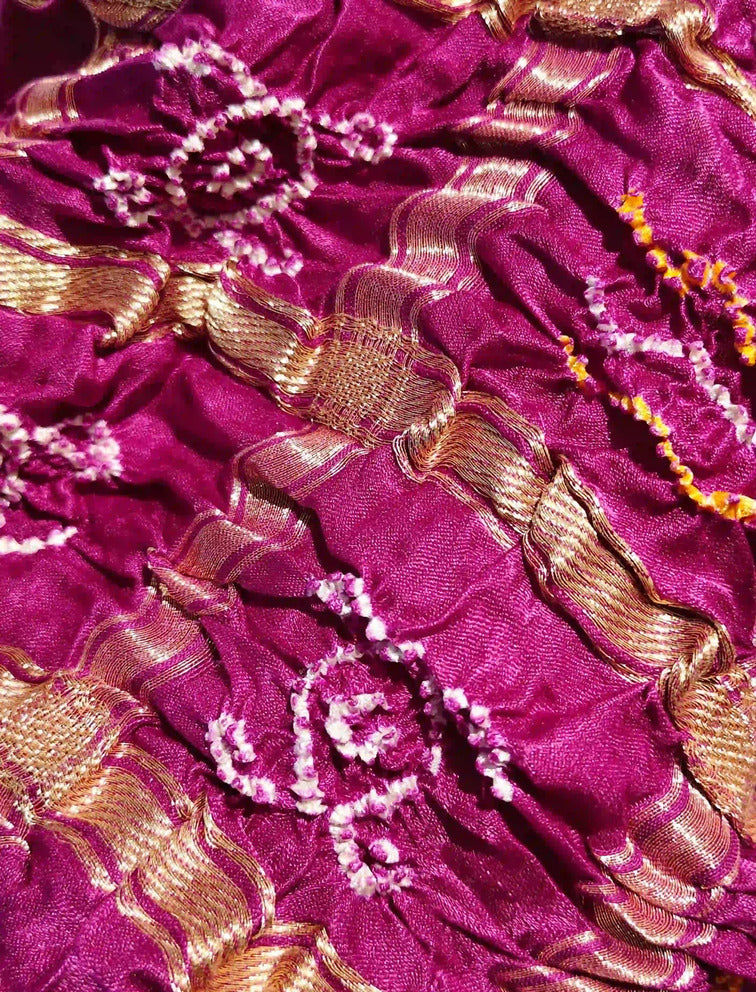 Pink Gharchola Bandhani Dupatta
