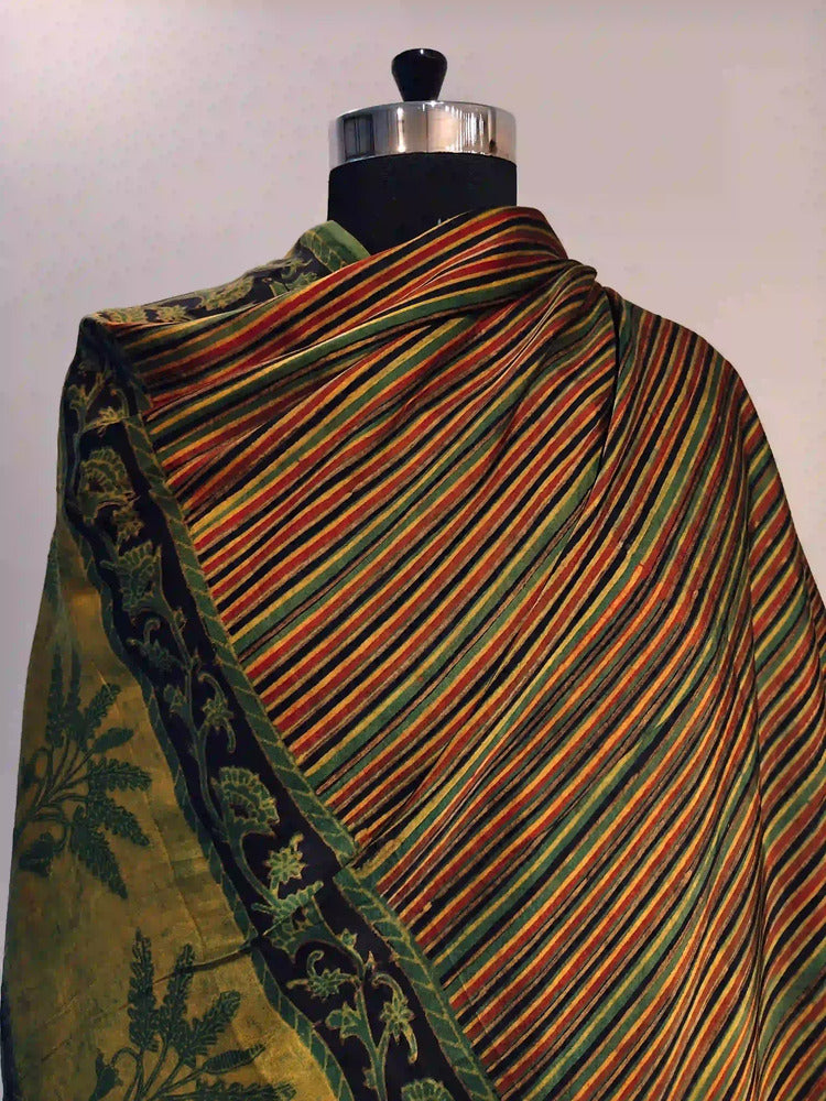 Multicolor Dabu Print Dupatta