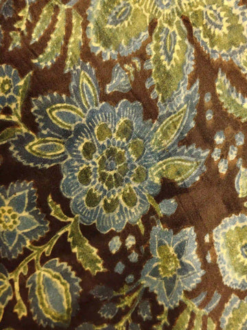 Blue Black Dabu Print Dupatta