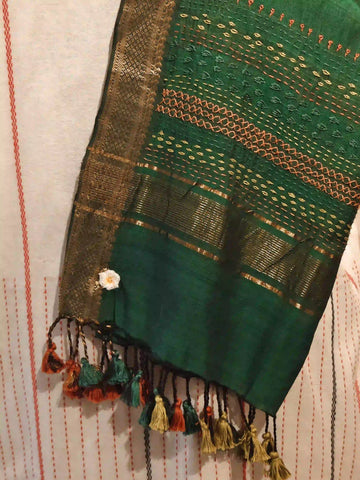 Green Lambani Embroidered Dupatta