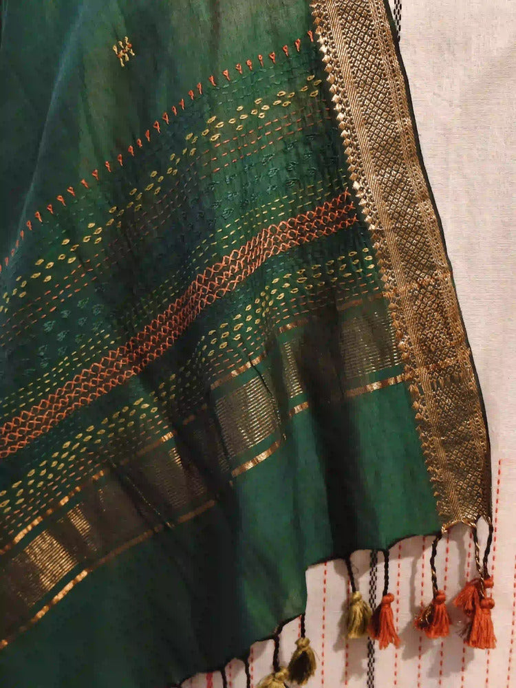 Green Lambani Embroidered Dupatta