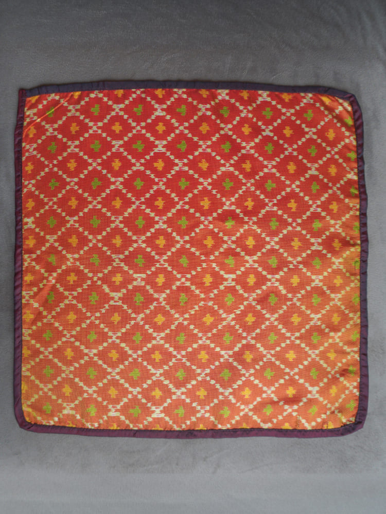 Orange Single Pocket Square Gift Box