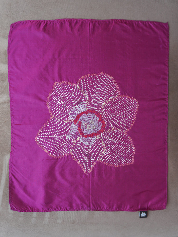 Purple Single Pocket Square Gift Box