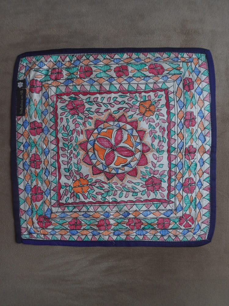 Multiple colours & Cream Single Pocket Square Gift Box