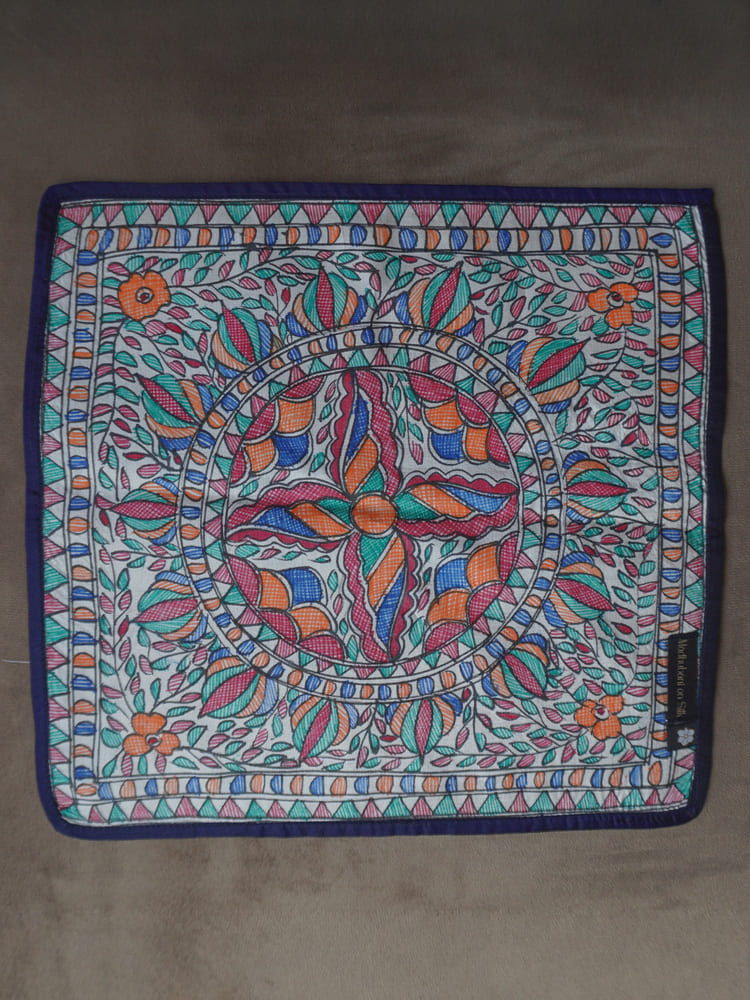 Multiple colours & Cream Single Pocket Square Gift Box