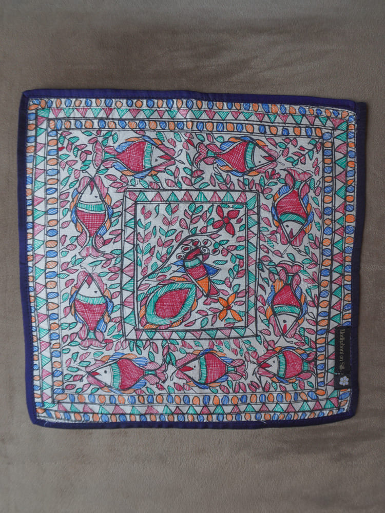 Multiple colours & Cream Single Pocket Square Gift Box