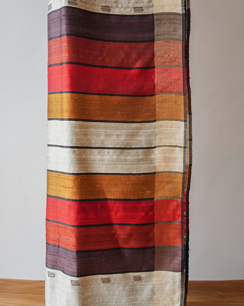 Cream Bavan Booti Silk Saree