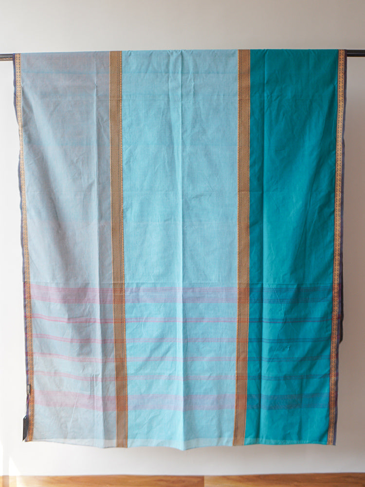 Multicolour Bengal Cotton Saree