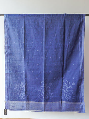 Blue Tamil Nadu South Cotton Saree