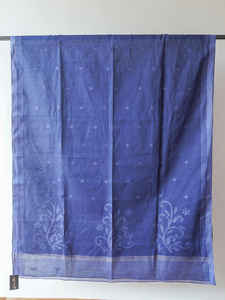 Blue Tamil Nadu South Cotton Saree