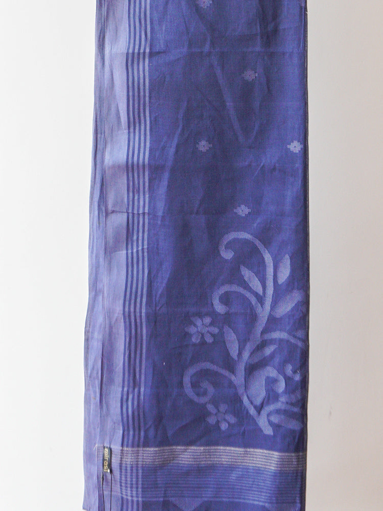 Blue Tamil Nadu South Cotton Saree