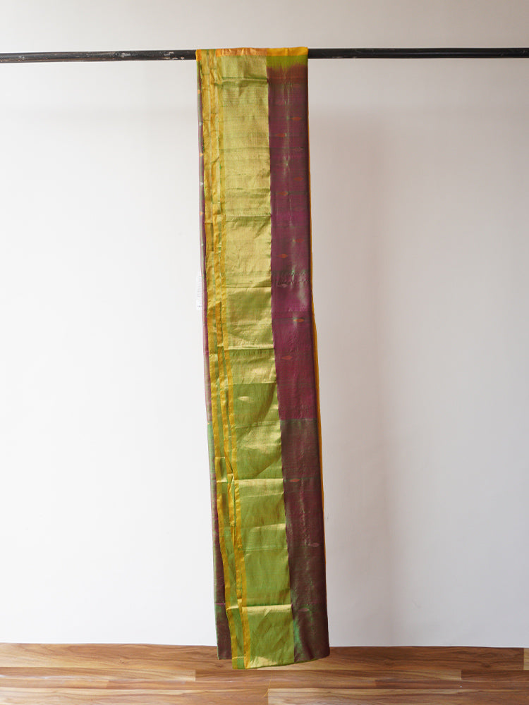 Green Upada Silk Saree