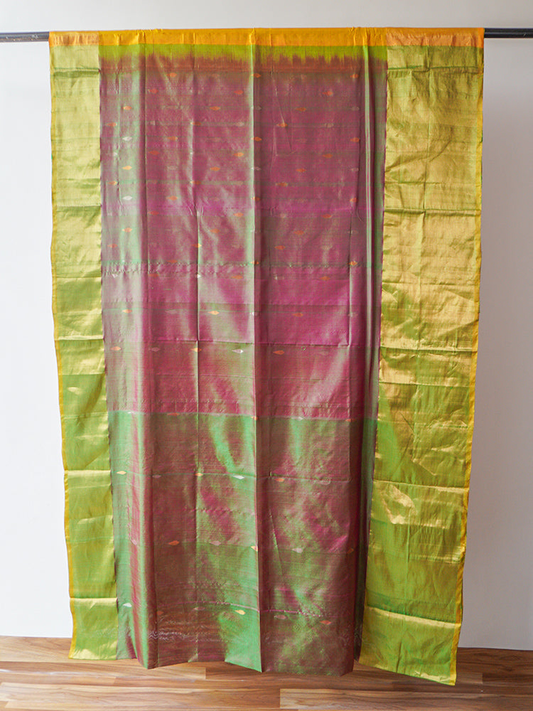 Green Upada Silk Saree