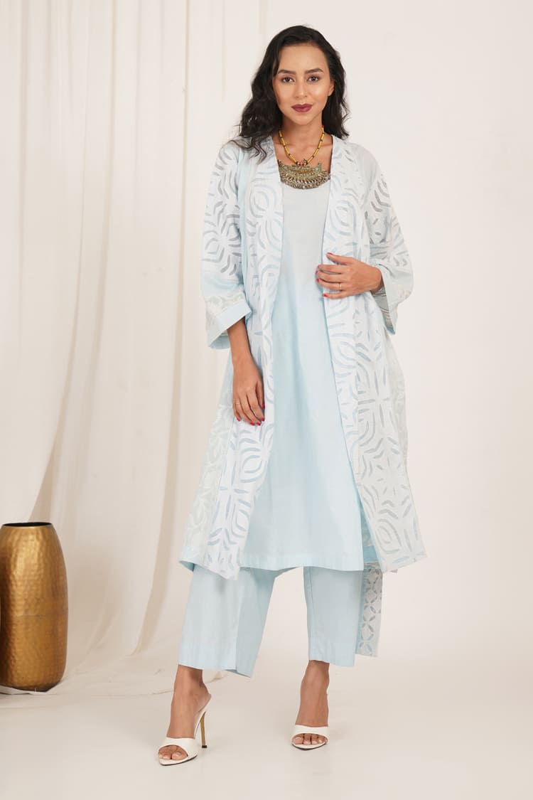Blue Meadow Set Of Three