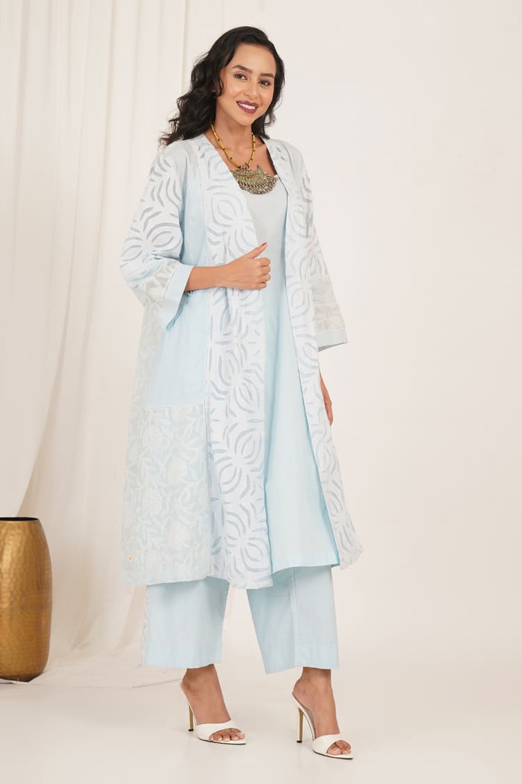 Blue Meadow Set Of Three