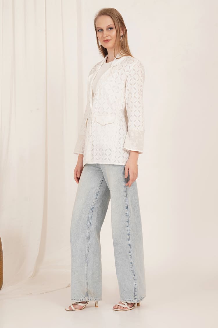 Orchid Veil Blazer