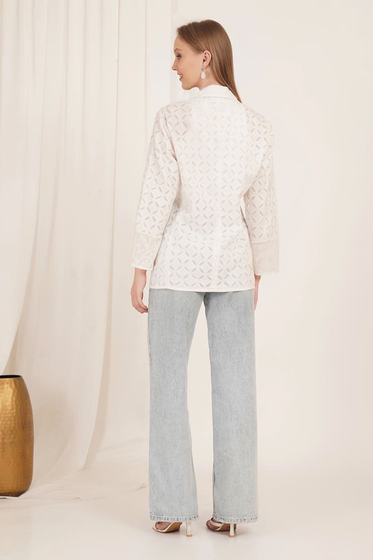 Orchid Veil Blazer