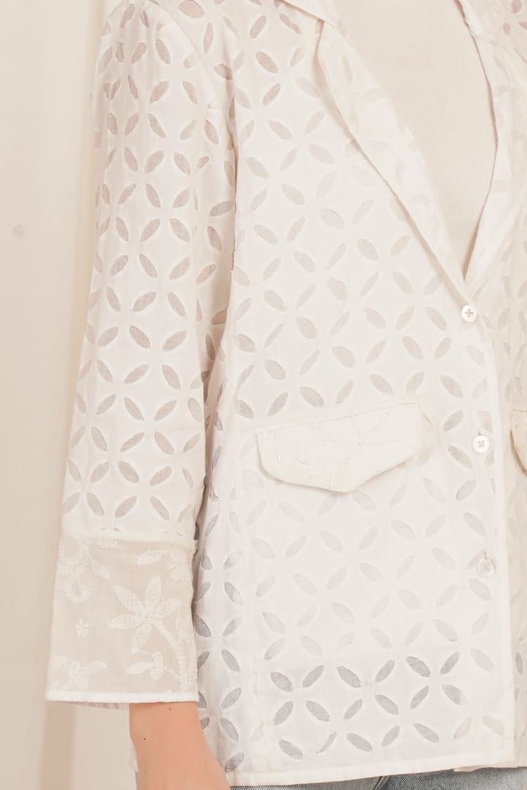 Orchid Veil Blazer