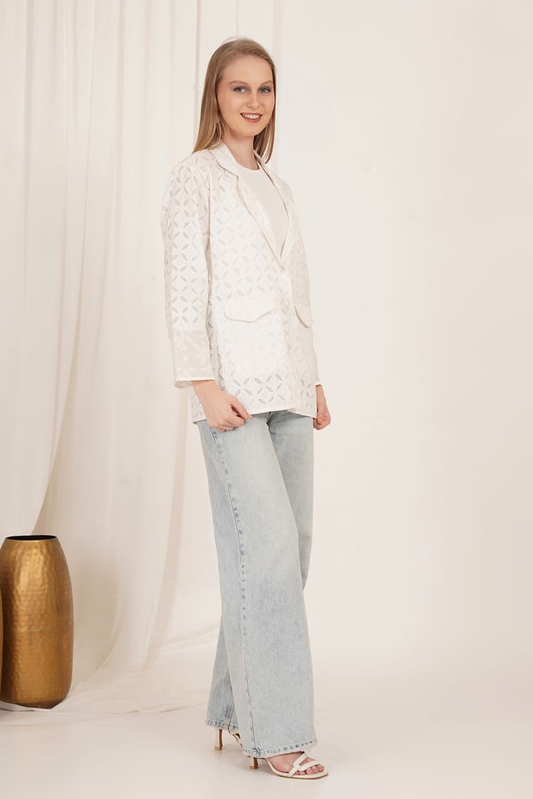 Orchid Veil Blazer