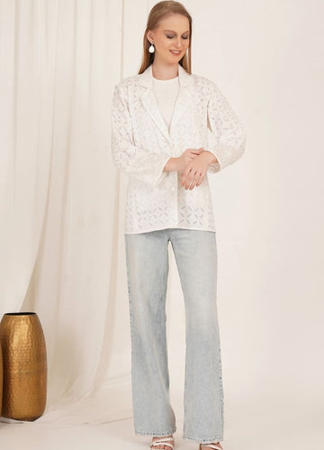 Orchid Veil Blazer