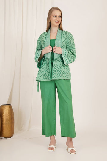 Emerald Bloom Set Of Three