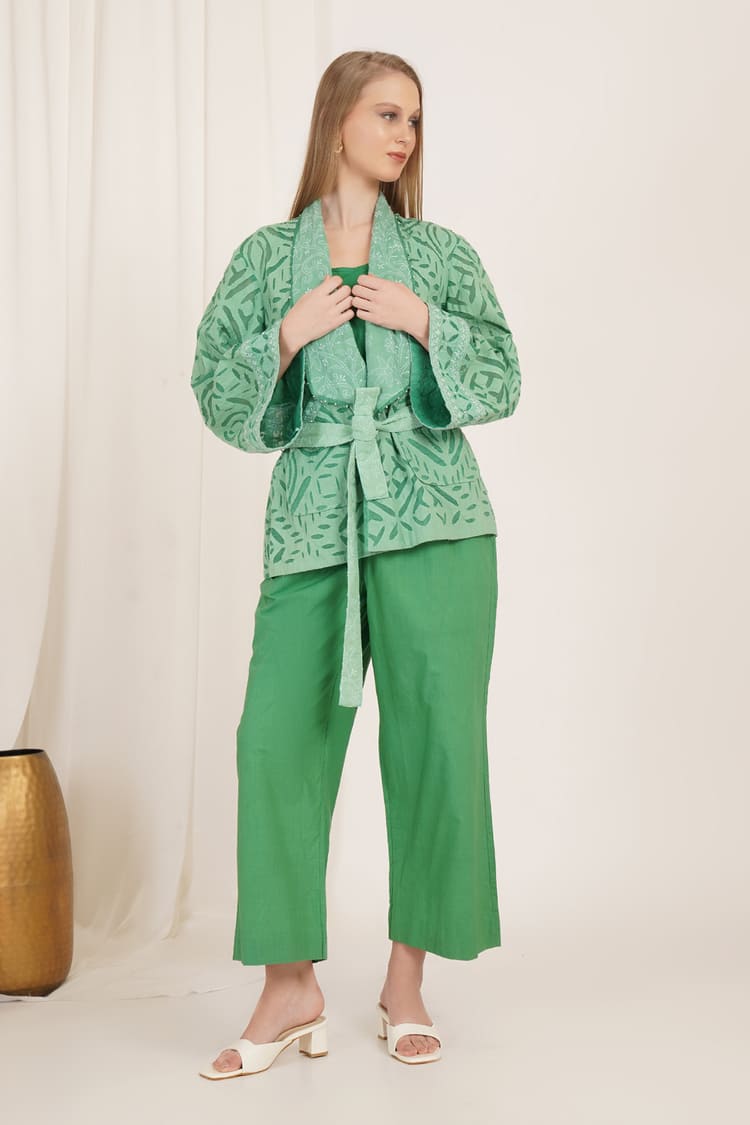 Emerald Bloom Set Of Three