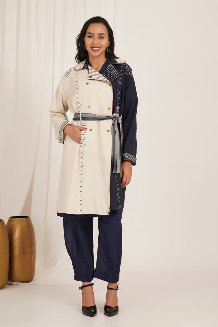 Blue Heron Trenchcoat