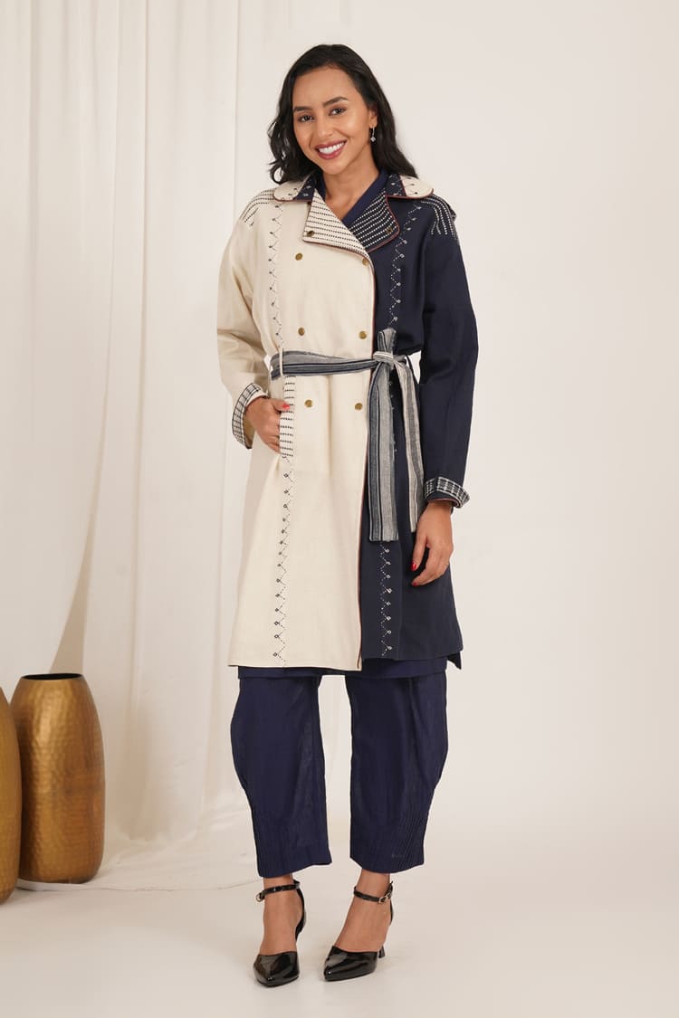 Blue Heron Trenchcoat