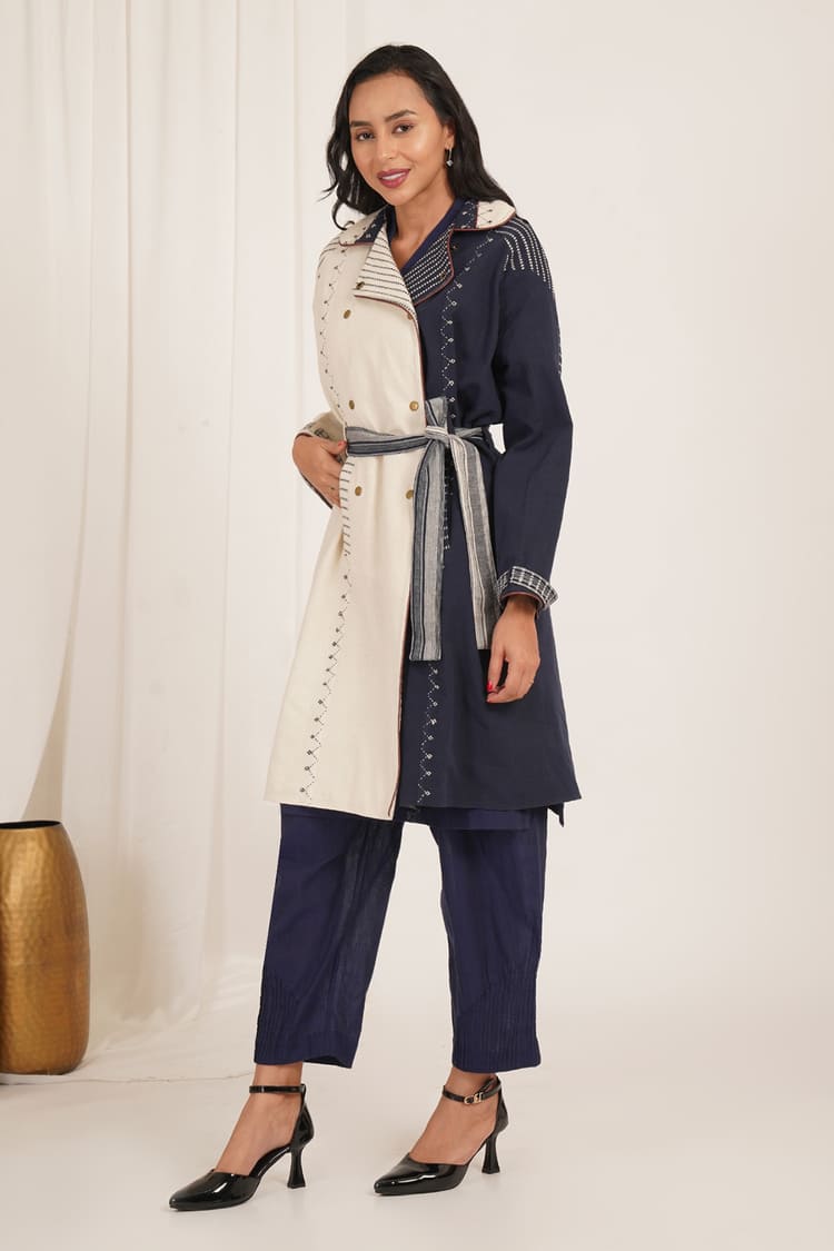 Blue Heron Trenchcoat