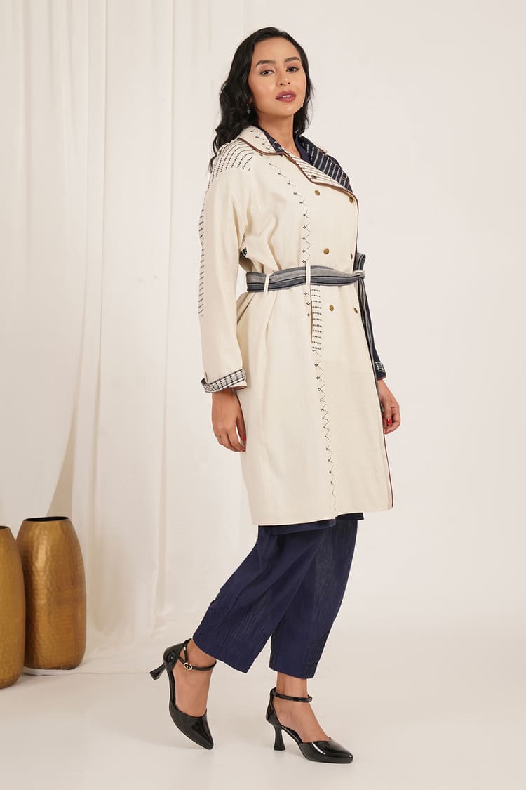 Blue Heron Trenchcoat