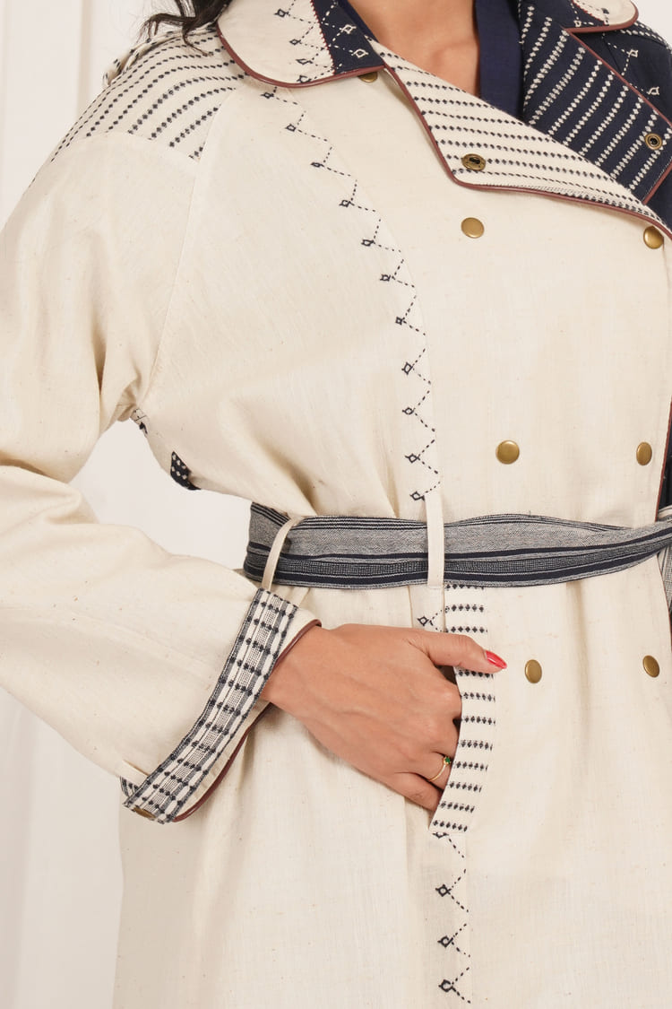 Blue Heron Trenchcoat